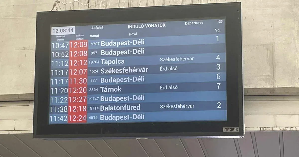 Balatoni vasúti közlekedés válsága: sürgős nyomozást indított a MÁV vezérigazgatója.