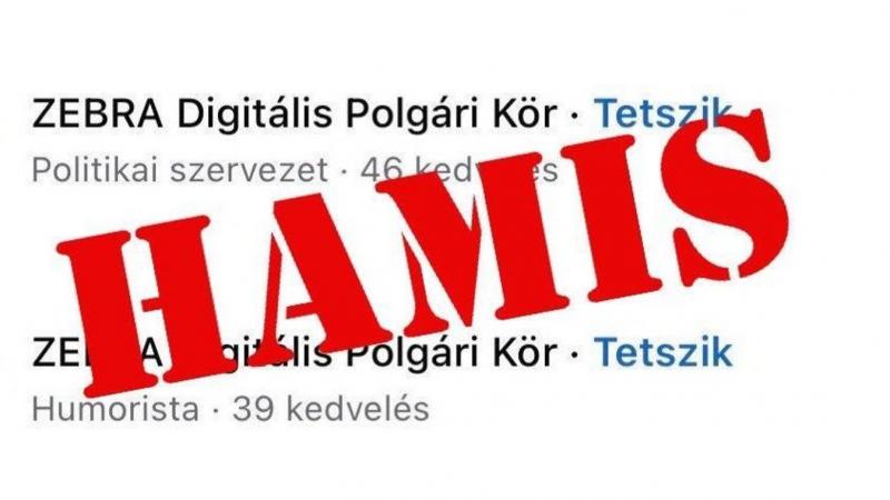 Máris hamisítják a Zebra digitális közösségi fórumot.